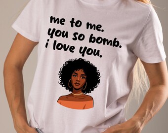 Inspirational Unisex Heavy Cotton Tee, Cute Graphic Shirt, Everyday Wear, Gift for Friends, Feminine Vibes, Self-Love Apparel