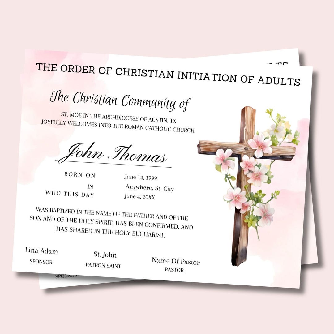 Editable Certificate of Confirmation, Certificate for Candidates Order ...