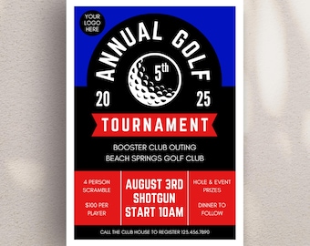 Golf Outing Invite, Golf Event Invite, Golf Outing Flyer, Memorial Golf Outing Flyer, Golf Fundraiser Flyer, Golf Tournament Flyer, Template