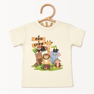Camiseta da equipe do zoológico, camiseta infantil do zoológico, camiseta para festa de aniversário do zoológico, camiseta infantil do zoológico, camiseta de animais do zoológico, camiseta familiar do zoológico, camiseta familiar do zoológico