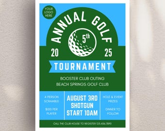Golf Outing Invite, Golf Event Invite, Golf Outing Flyer, Memorial Golf Outing Flyer, Golf Fundraiser Flyer, Golf Tournament Flyer, Template
