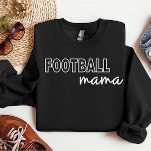 Personalized Sports Shirt for Mom, Custom Sports Shirt for Mom, Gift for Mom, Sports Mom, Football Sweatshirt for Mom, Football Mom Crewneck