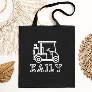 Personalized Golf Tote, Canvas Golf Tote Bag, Custom Golf Tote, Golf Tote Bag, Personalized Golf Tote, Ladies Golf Tote, Golf Cart Tote Bag