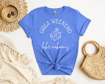 Mädchen-Wochenendsee-Hemden, See-Wochenende-Mädchenreise, See-Wochenendgeschenke, Mädchen-Wochenende am See, kundenspezifische Mädchen-Wochenend-Hemden, Mädchen-Wochenende See