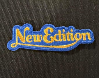 New Edition Patch - 80s rnb, New Jack Swing, Bobby Brown, Heart Break, Cool It Now, Embroidered