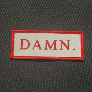 Damn. Patch - Kendrick Lamar - K.Dot - Big 3 - Enamel Lapel - Hip Hop Icon - Compton - Dr. Dre - Humble m.A.A.d city - not like us