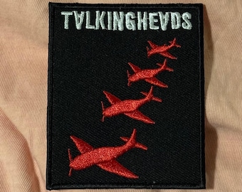 Talking Heads Aufnäher - This Must Be The Place, Flugzeuge, Einmal im Leben, Sprechen In Tongues 77, 70er 80er Jahre - Pop - Rock Band die Schmiede