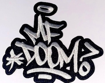 MF Doom Patch - Mm Food - All Caps - Madvillain - Metal Face - 90s hip hop - Madlib - J Dilla