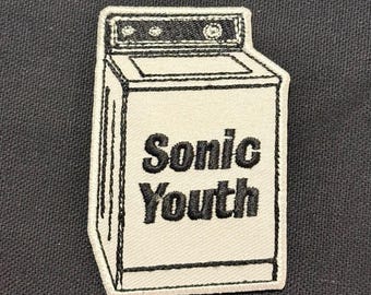 Classic Rock Band Patch - 80s, 90s, No wave, Punk rock, Goo, New York City, Washing Machine