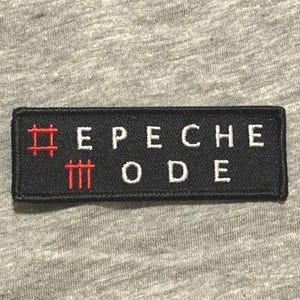 80s Electronic Rock Band Patch - Emo - Goth - Synth - New Wave - pop - Enjoy The Silence - DM - Violator