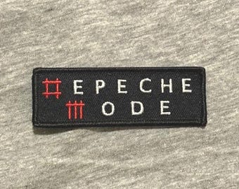80s Electronic Rock Band Patch - Emo - Goth - Synth - New Wave - pop - Enjoy The Silence - DM - Violator