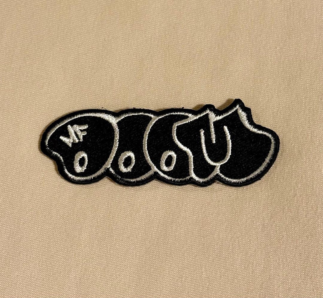 MF Doom Patch - Black and White - Embroidered - Operation: Doomsday ...