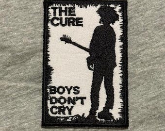 Boys Don't Cry Patch - The Cure, Classic 80s Band, Synth - New Wave - Robert Smith