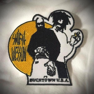 Naszywka Smif-N-Wessun - Bucktown U.S.A., Dah Shinin', Tek, Steele, undergroundowy hip-hop lat 90., Bucktown, Duck Down, Brooklyn, Evil Dee