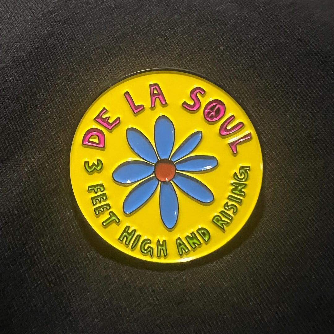 Hip Hop Pin - Yellow - Classic 90s Rap Group - Flower - Old School ...