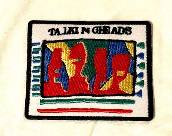 Talking Heads Patch - David Byrne, New Wave, Post-Punk, Once in a Lifetime, Burning Down the House, Remain in Light, Stop Making Sense