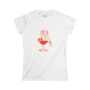 Cheers to Fun Softstyle Tee: Cocktail Party Shirt