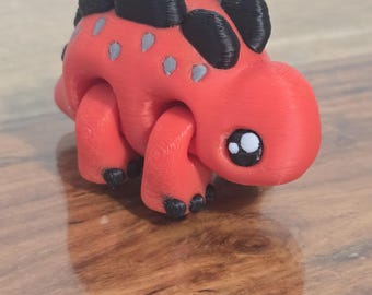 3D printed stegosaurus, Flexi stegosaurus