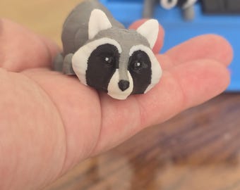 Flexi raccoon, 3D printed raccoon