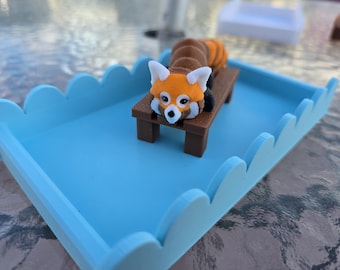 3D Printed Red Panda Flexi: Desk Decor or Keychain
