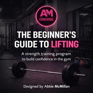 Beginner Strength Training Program: Gym Workout Guide (Digital Download)
