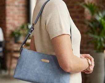 Women's Nubuck Small Handbag Faux leather Lightweight Shoulder Bag, Everyday Bag