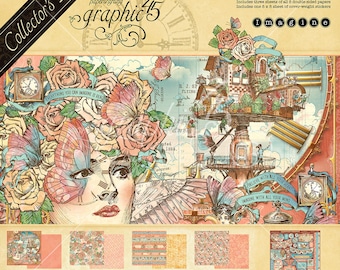 Graphic 45 - Alice's Tea Party - 8 x 8 Paper Pad