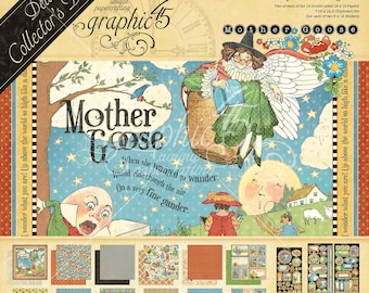 Graphic 45 Pacchetto Collezione 12x12 Pollici - Imagine - 24 Fogli E Adesivi - 3
