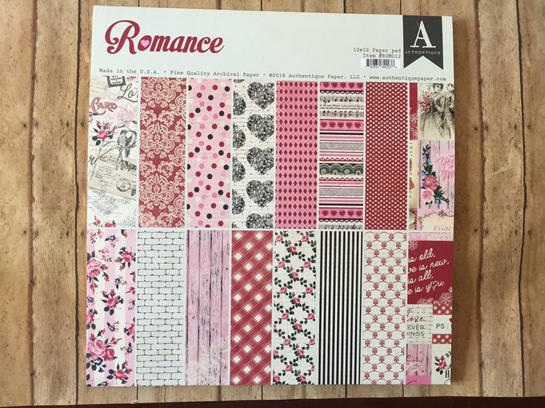 Authentique Romance 12 x 12 Collection Kit Love