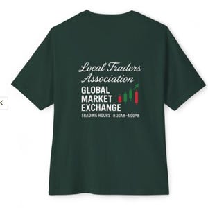 Stock Trader Shirt – Local Traders Association Tee w/ Candlestick Chart – Crypto Forex Market Gift – NYSE Trading Hours T-Shirt