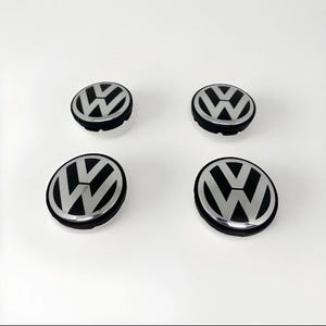 New 56mm Vw Alloy wheel Centre Cap 1J0 601171 Domed Top Set Of 4