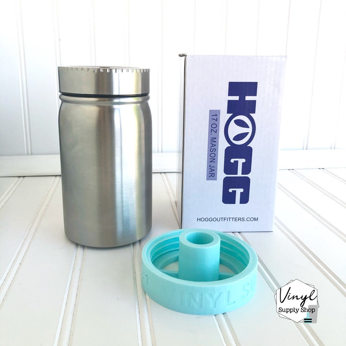 3/4 PVC 17oz Mason Hogg/stainless Steel Depot 20oz Steel Etsy