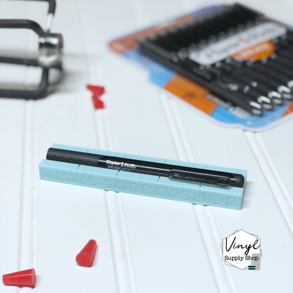 Epoxy Glitter Pen (Non-Slip) Decal Placement Helper Cradle Papermate Inkjoy #28