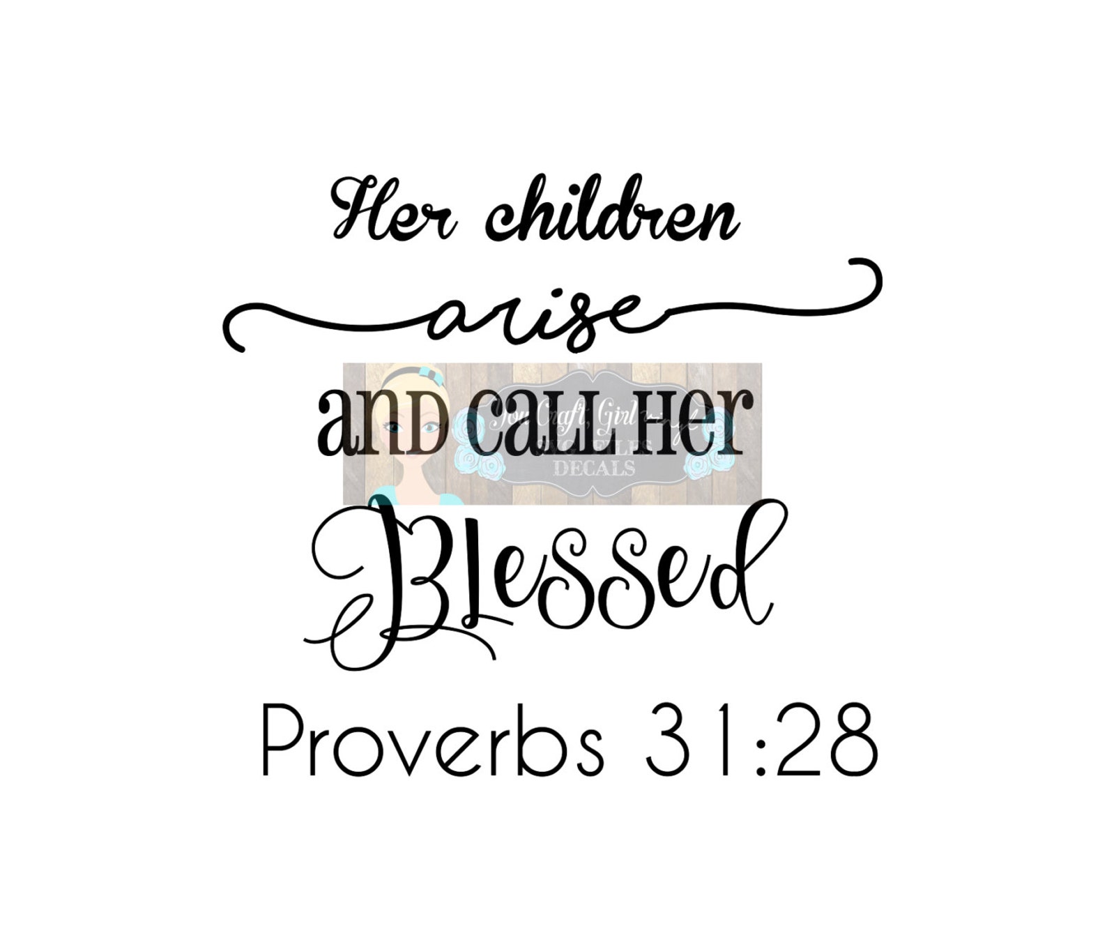 Her Children Call Her Blessed Svg Dxf Png Pdf Zip File - Etsy