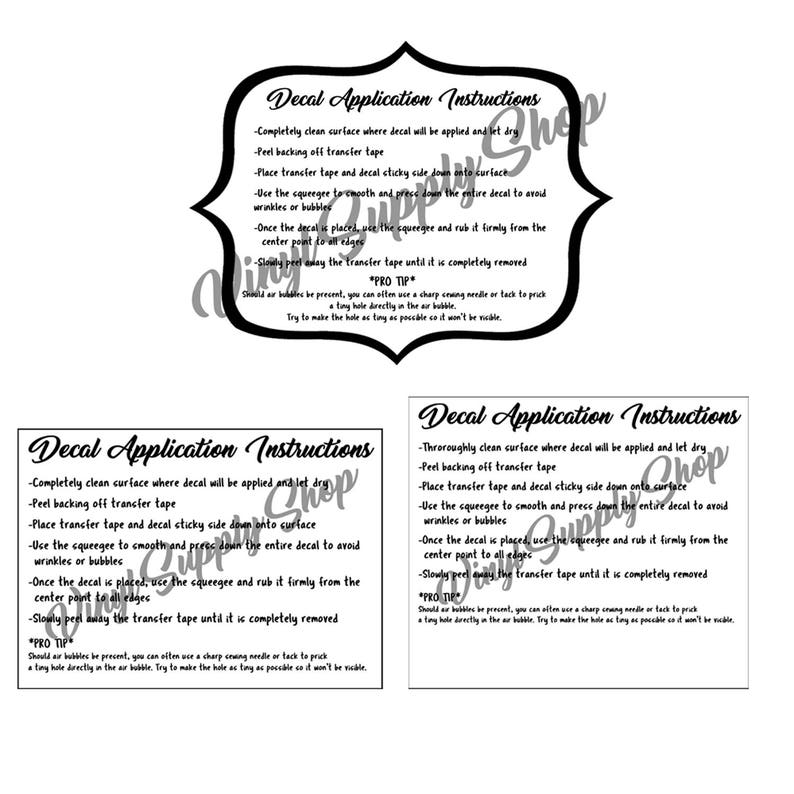 Decal Computer software Schooling Printables Package deal, How in the direction of Implement Decals, Consumer Vinyl Decal Guidance, Playing cards in direction of Print for Shopper Orders photograph about Printable Vinyl Decal Instructions identify Decal Software package Training Printables Package deal, How in the direction of Implement Decals, Client Vinyl Decal Guidelines, Playing cards in the direction of Print for Purchaser Orders