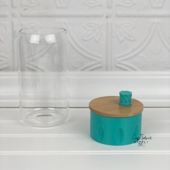 Glass Jar With Bamboo Lid, Hobby Lobby