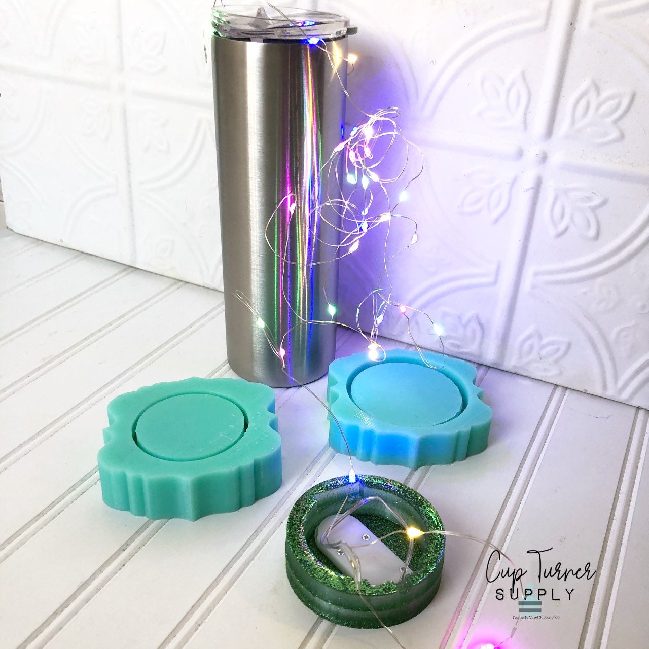  Tumbler Holder & Cup Turner Crafts, DIY Glitter Epoxy Tumblers  Kit with Cup Drying Stand, Rack Holder & Accessories for Perfect Tumblers