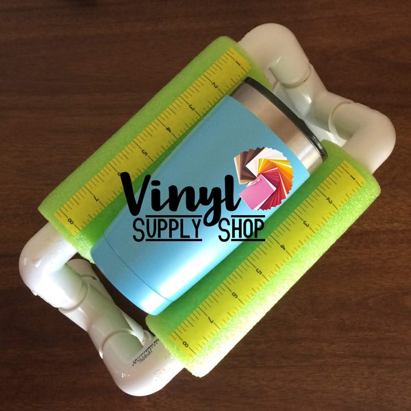 Compact Tumbler Holder Hands Free FOAM Cup Cradle Crafting Base with Foam to Apply Vinyl Decals, Mug Holder Craft Stand, Crafter's Gift