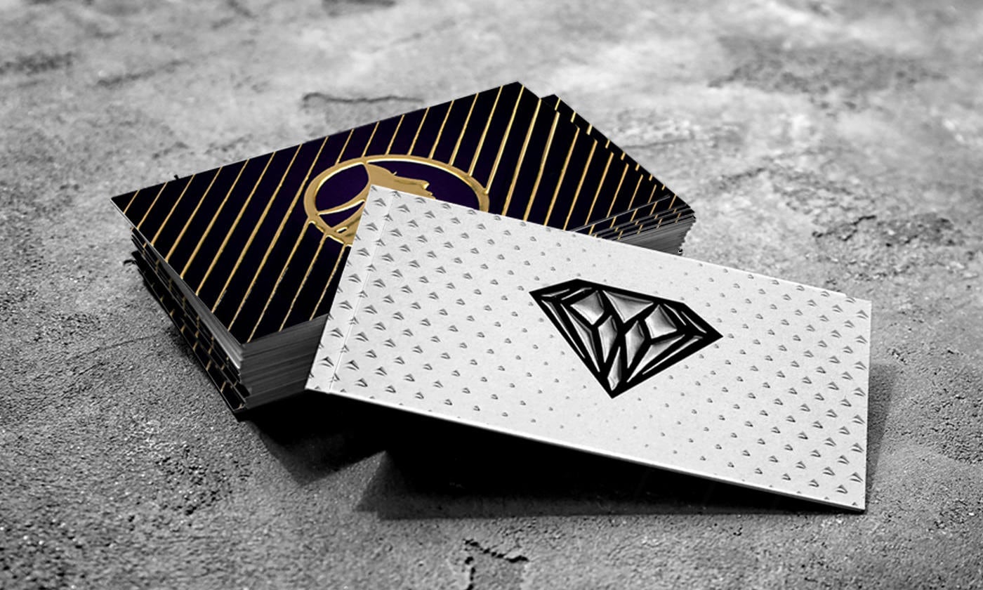 Suede Business Cards in LV - Suede Laminated Business Cards