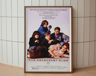 The Breakfast Club Poster: 80s Teen Movie Print (Digital Download)