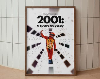 Póster de 2001: Odisea del Espacio: Arte cinematográfico de ciencia ficción retro (Descarga digital)