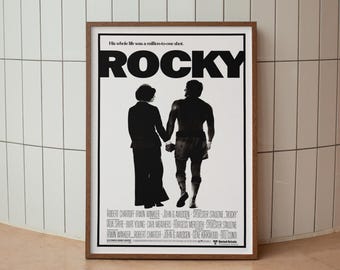 70年代 ビンテージ ロッキー シルベスター・スタローン 映画 ポスター 当時物 ロッキー4 (1985) シルベスター・スタローン映画ポスター復刻版 #2 約