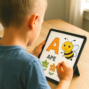 Aprende las letras - Libro para colorear