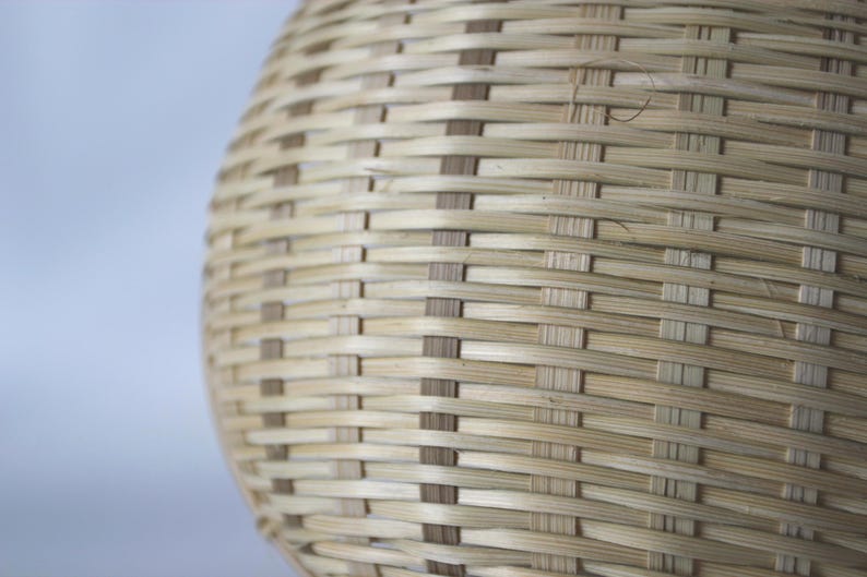 Handmade Bamboo Colander: Natural Kitchen Strainer, Rustic Decor image 3