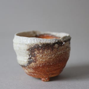 Minivaas Shigaraki-servies: rustiek Japans aardewerk, decor Wabi Sabi