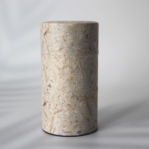 Washi Paper Tea Canister: Large Japanese Tea Tin (200g) or Small (100g)
