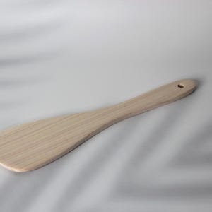 Handmade Hinoki Spatula Turner: Japanese Cypress Wood Cooking Utensil