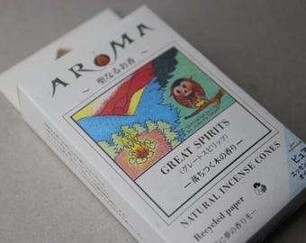 Japanese Sandalwood Incense Cones: Aromatherapy Meditation - Made in Japan