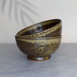 Minoyaki Bizen-Style Takahama-don Bowl | Japanese Pottery | Mino Ware | 17cm Donburi Bowl | Made in Japan
