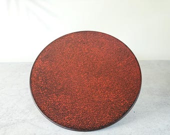 Mino-yaki Akane Odoshi Plate | Japanese Ceramic Plate | Mino Ware